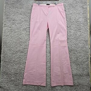 The Limited‎ Dress Pants Women 10L (fits 32x34) Pink Drew Fit Flare Leg Y2k